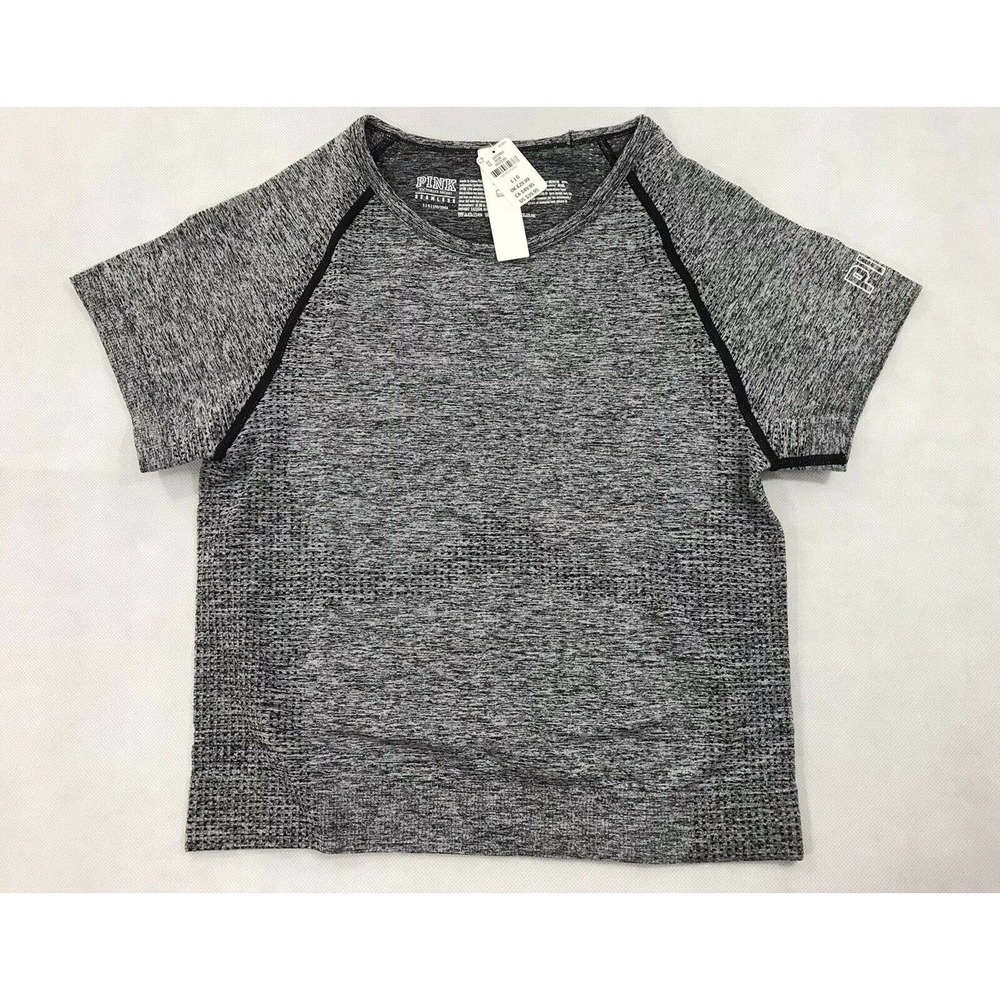 Victoria Secret Seamless Cropped Crew L NWT $40